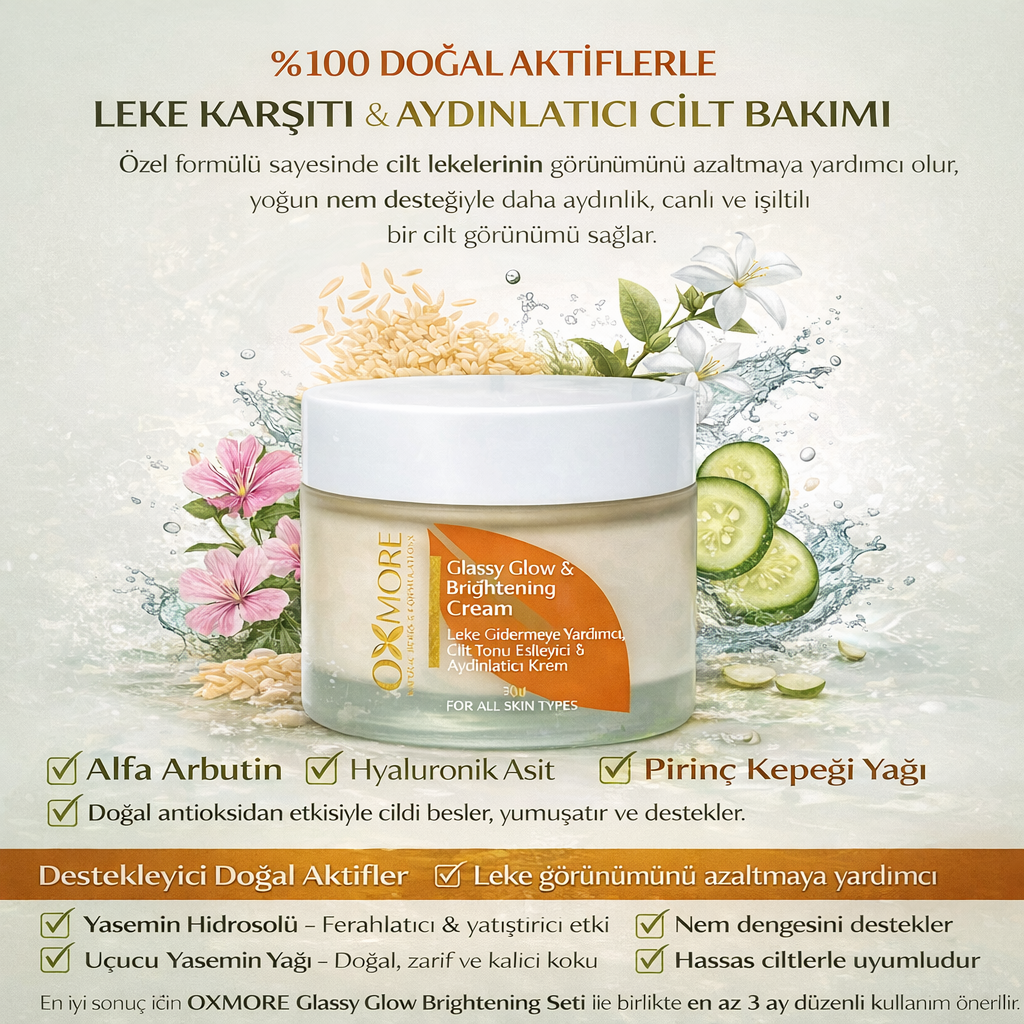 Leke Gidermeye Yardımcı, Anında Işıltı Veren Aydınlatıcı Cilt Kremi 30g