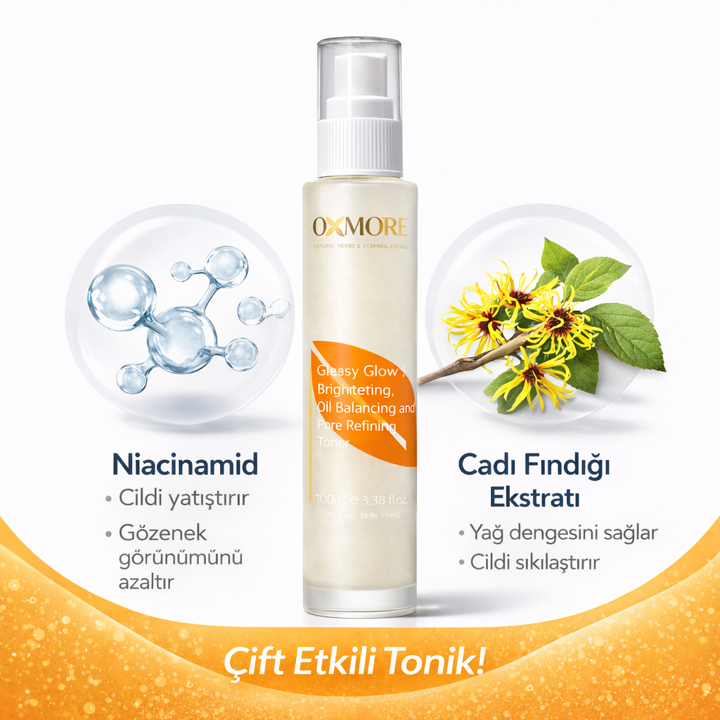 Yağ Dengeleyici, Siyah Nokta ve Gözenek Karşıtı Tonik 100ml