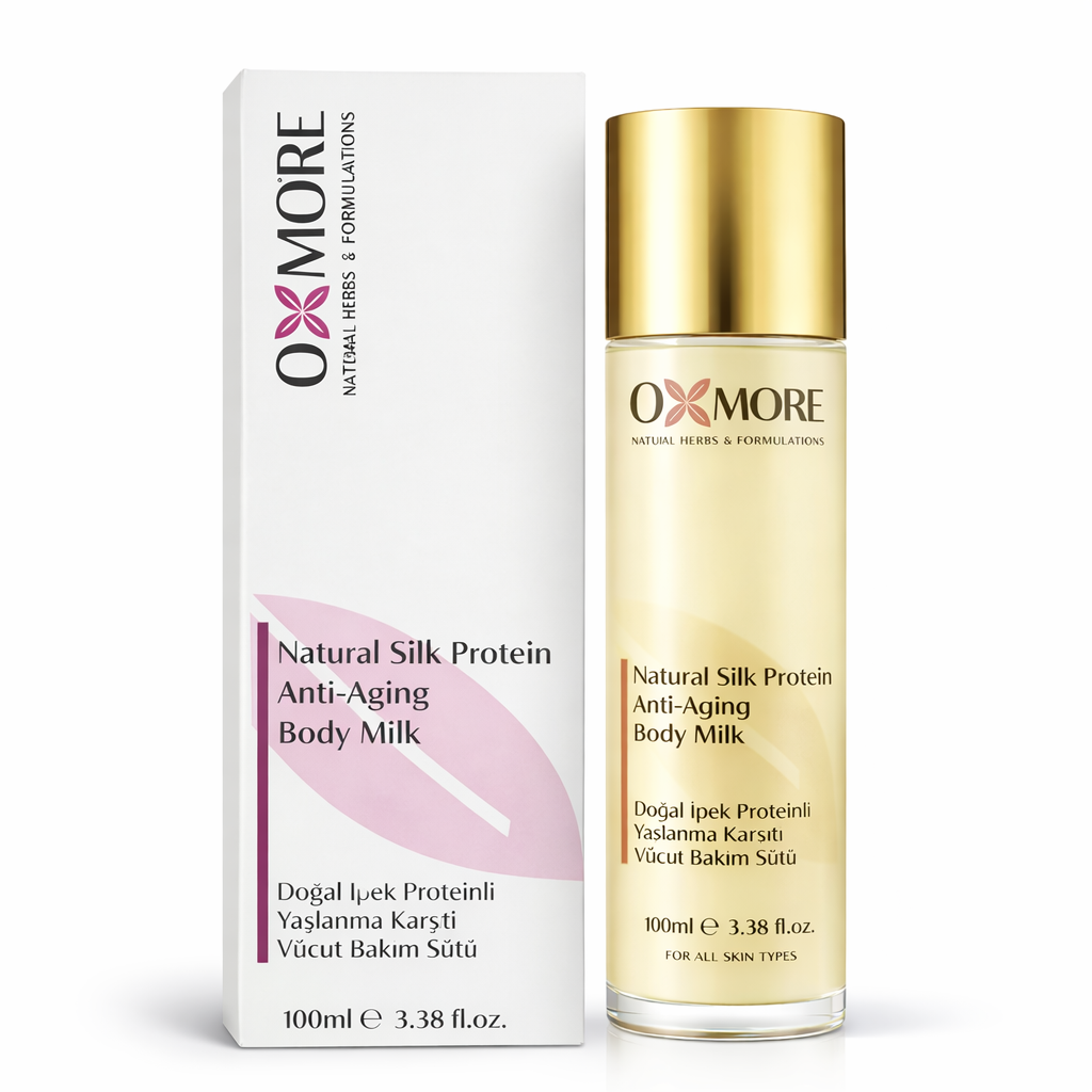Doğal İpek Proteinli (Doğal Peptit) Yaşlanma Karşıtı Vücut Bakım Sütü 100ml