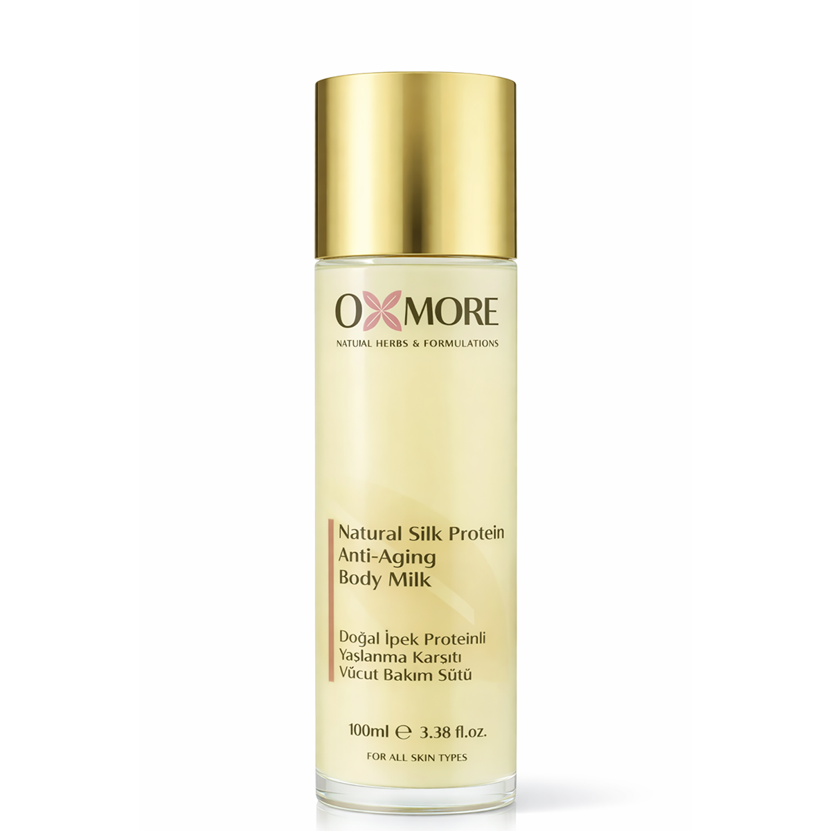 Doğal İpek Proteinli (Doğal Peptit) Yaşlanma Karşıtı Vücut Bakım Sütü 100ml